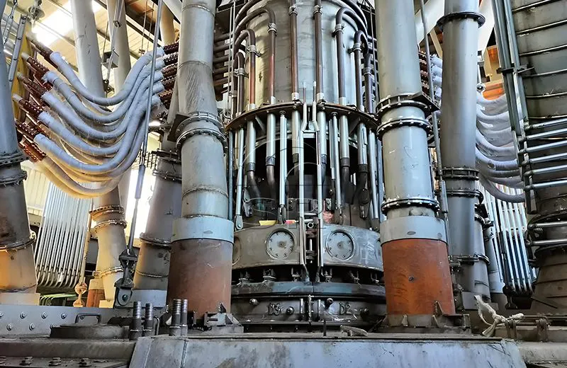 قوس زیردریایی چدنی furnace